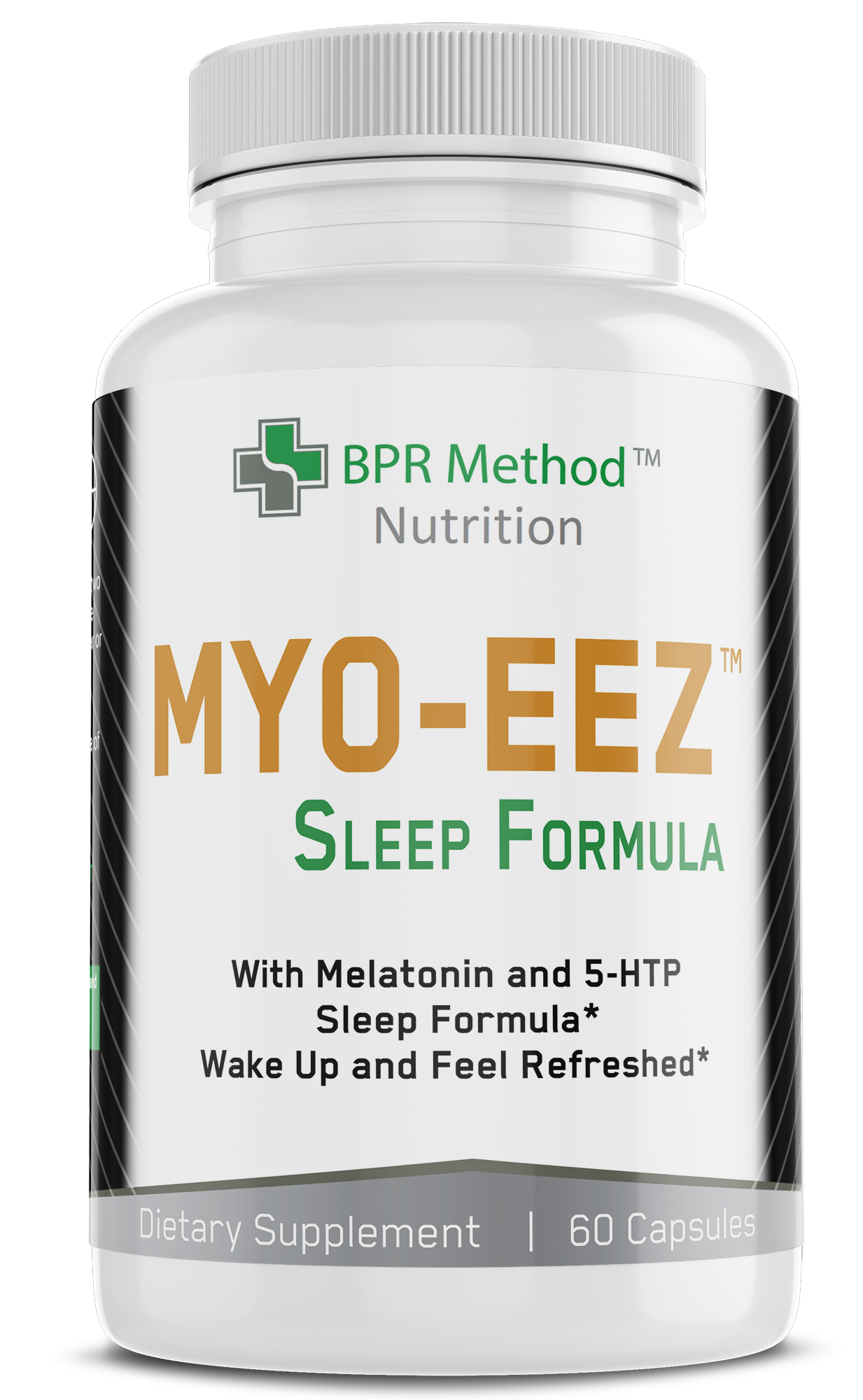 Myo-Eez™ Sleep Formula — Natural Sleep Aid with 10 mg Melatonin, GABA & Chamomile (60 Capsules)