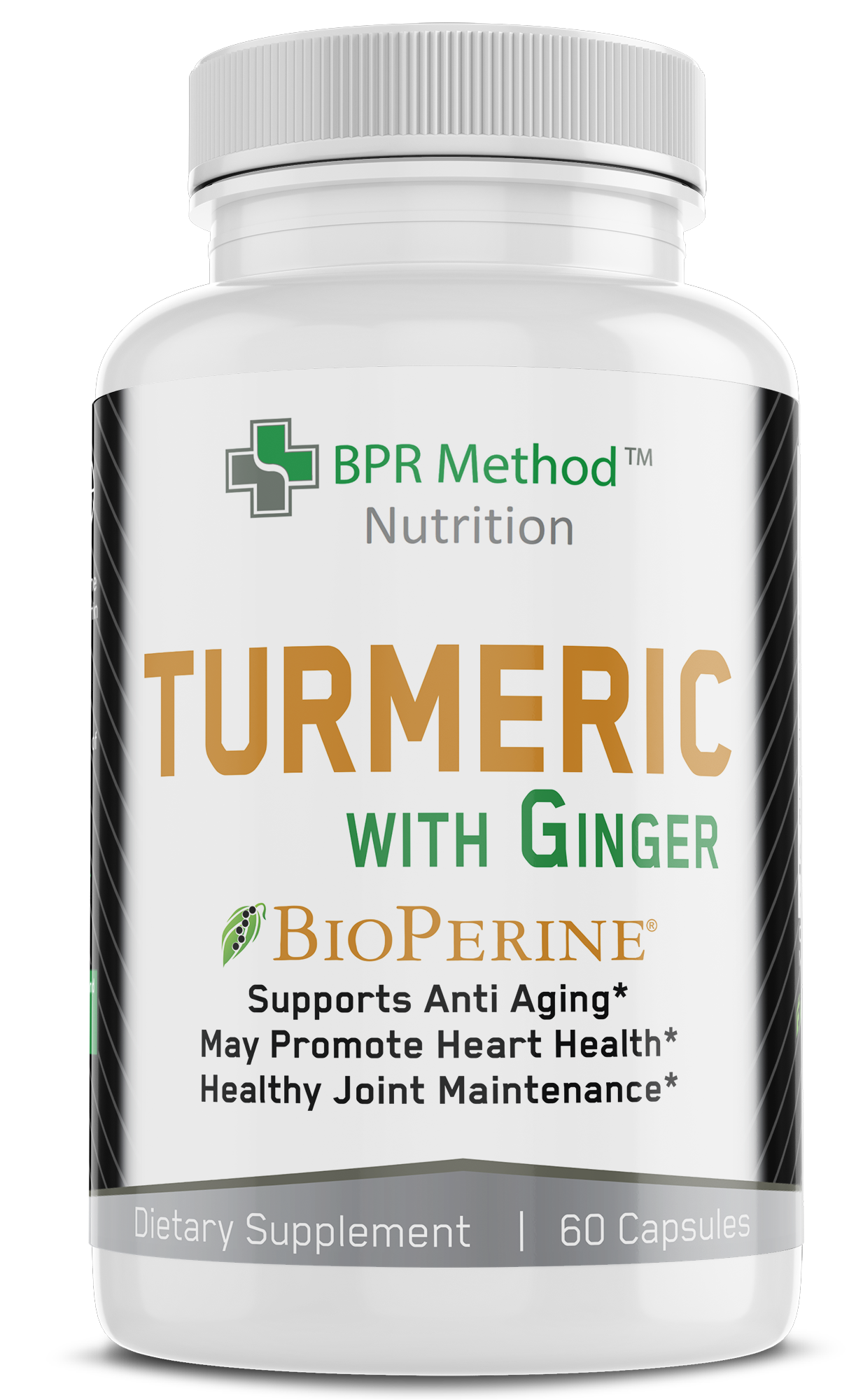 Myo-Eez™ Turmeric with Ginger and BioPerine® — Premium Turmeric for Maximum Absorption (60 Capsules)